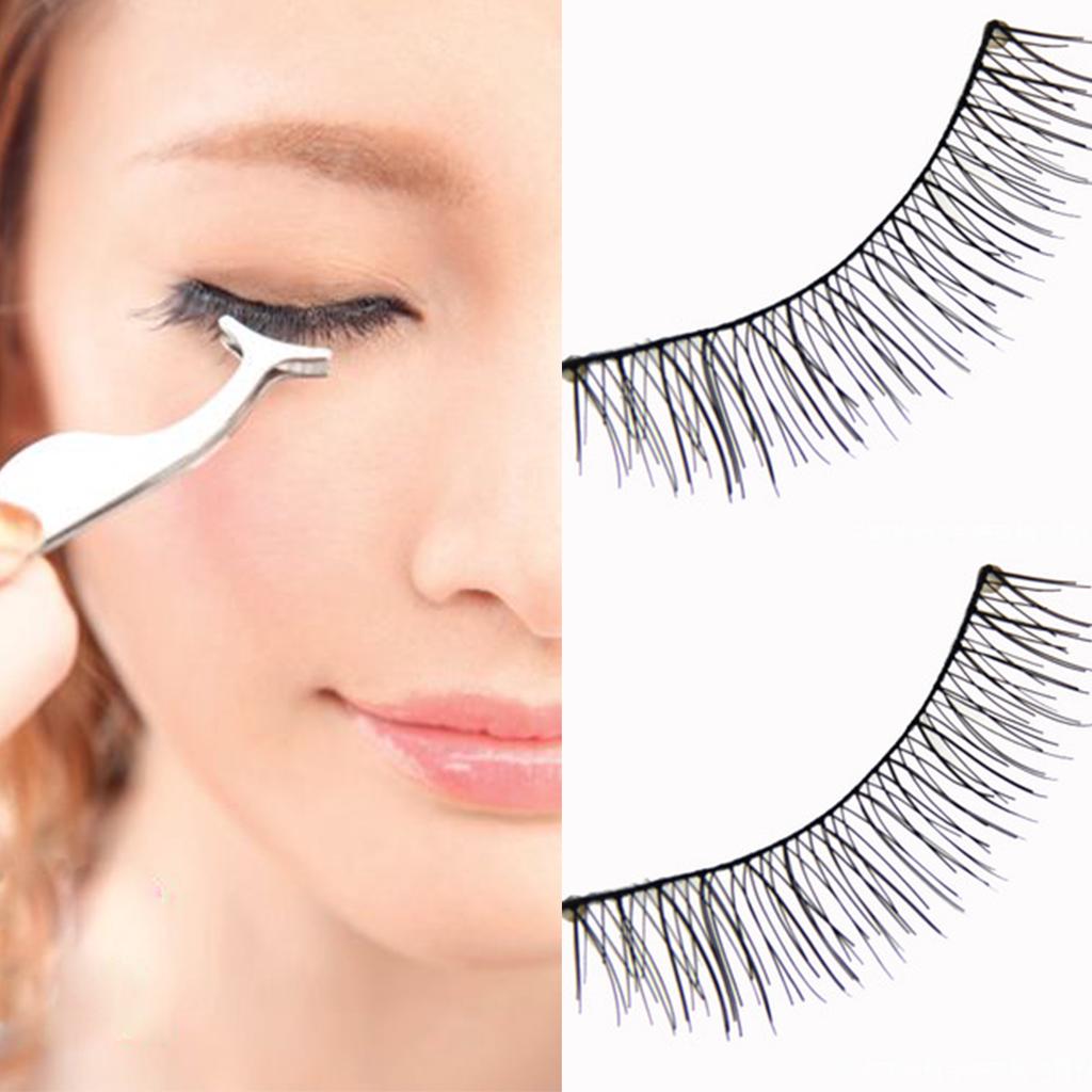 Buy 10Pairs Eyelashes Eye Makeup Handmade Natural Fashion Long False ...