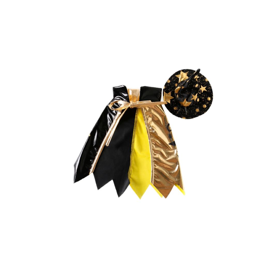 Halloween Pet Costume Cape for Small Cats and Dogs Festive Dress Up