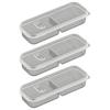 1/3/6Pcs Food Fruit Storage Box Multiple Compartments BPA Free Transparent Design Portable Refrigerator Freezer Organizer