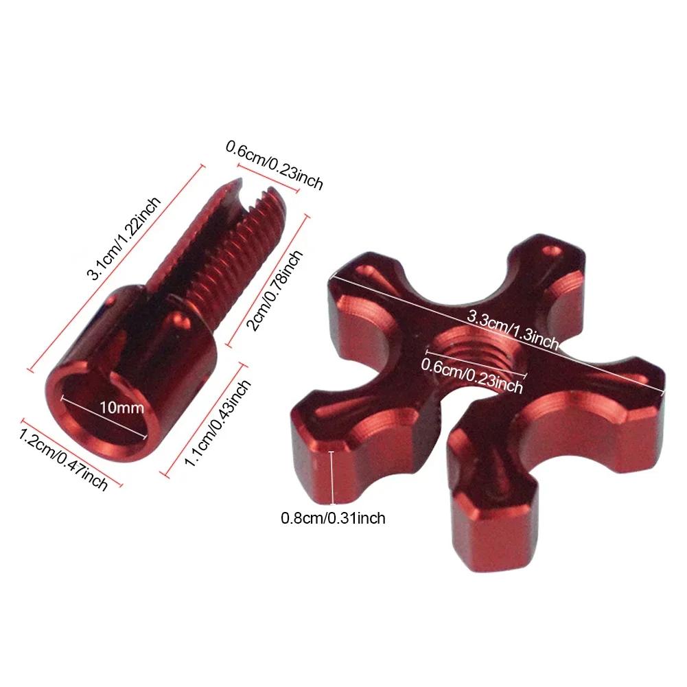CNC Aluminum Alloy Motorcycle Cluth Adjustment Plugs Screws for Race Large Displacement Motorcycle Modification Motorbike