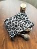 1pc leopard print makeup bag Storage bag Skincare toiletry bag Hold bag Inner bag, travel bag