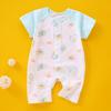 Baby Cotton Short Sleeve Romper With Bonefree Design For Newborns And Infants