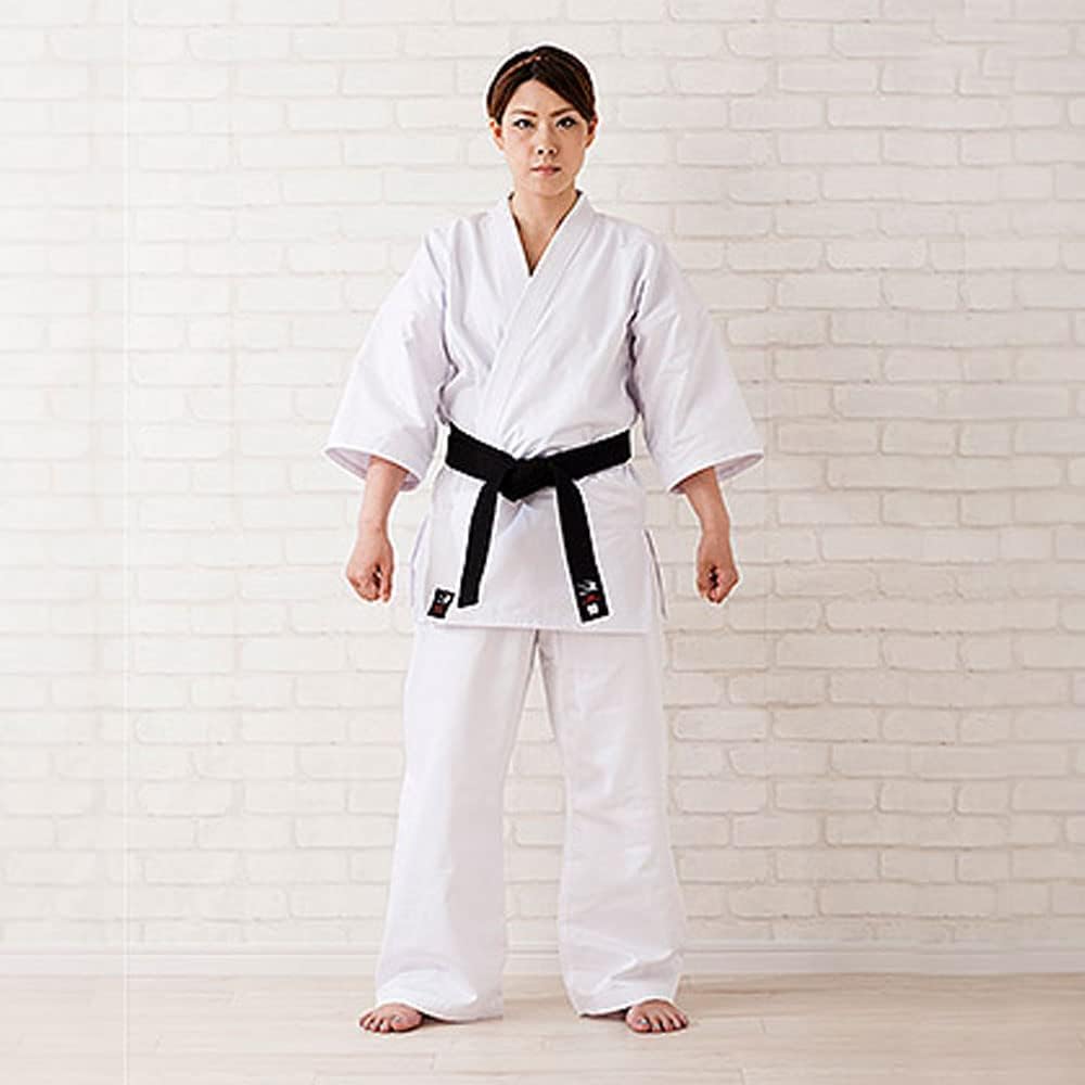 BODYMAKER Pure White Full Contact Karate Gi and Bottom 2 2 Karate Gi Karate Gi Clothes White Karate Dogi Pure White (Top Set) No.