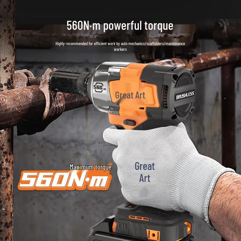 

Dayi 560Nm Cordless Brushless Impact Wrench CN plug (adapter included)