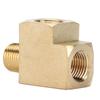 Brass Pipe Tee Car Solid Street Pipe External Thread 1 8in NPT Malex1 8in NPT 1000 PSI