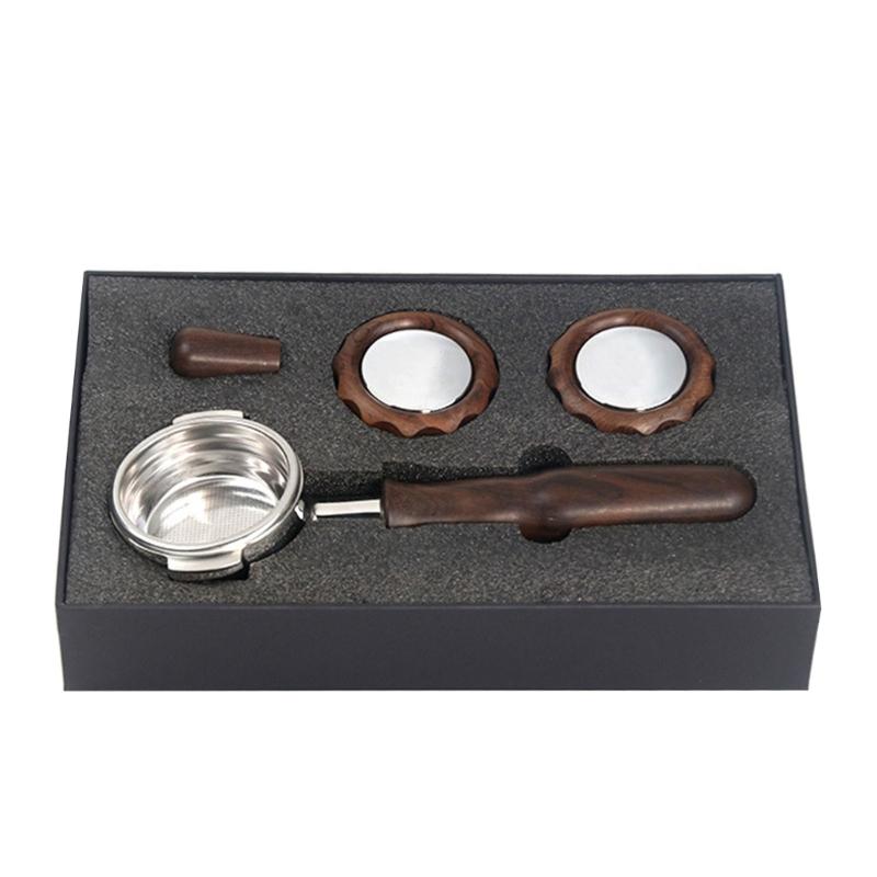 Espresso E61 58mm Coffee Portafilter Rocket Coffee Machine Solid Bottomless Portable Metal Coffee Filter Tool Drop Shipping