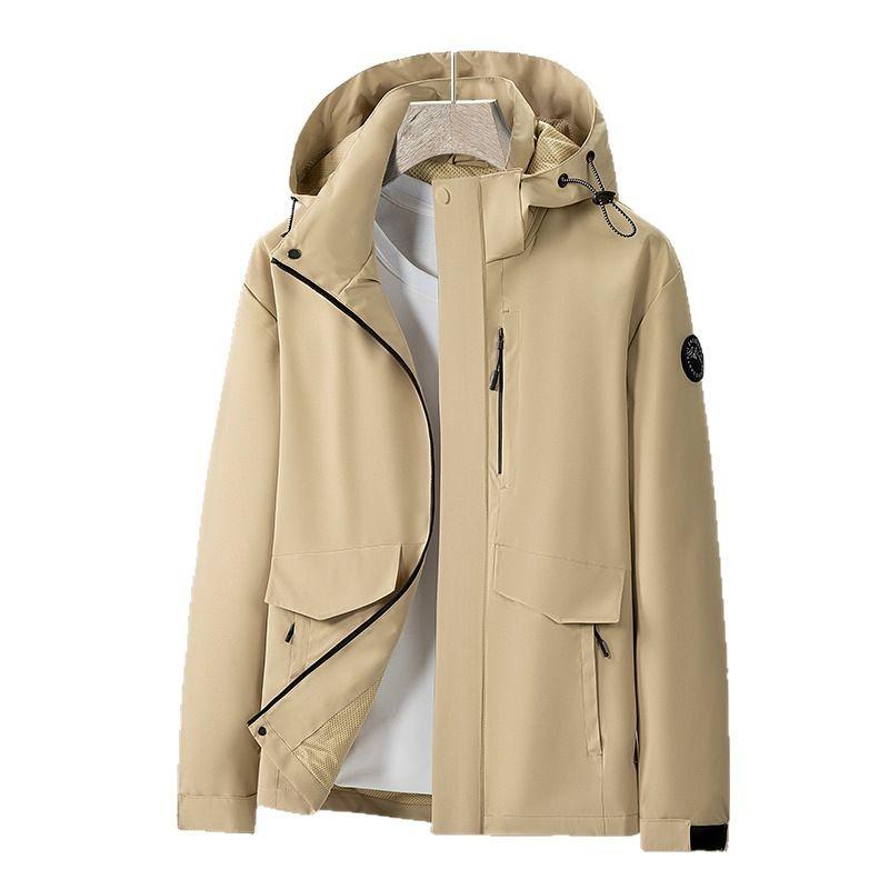 Charge Jacket Men's Top Spring and Autumn New Outdoor Sports and Leisure Waterproof Mountaineering Suit Zipper Couple Single Jacket