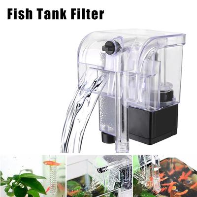 Akvaryum Balık Tankı Filtresi için Su Pompaları Oksijen Dalgıç Su Arıtıcı Akvaryum Aksesuarları Harici Askılı Filtre Mini Akvaryum Filtresi