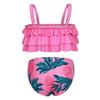 Summer Girls Hot Spring Swimsuit Flouncy Split Body Leisure Swimsuit