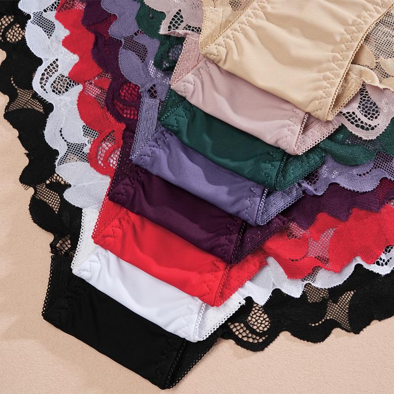 1 pezzo Biancheria Intima da Donna a Vita Alta Taglie Forti in Pizzo, alla Moda, Traspirante, Morbida e Confortevole, Biancheria Intima da Donna di Alta Qualità, Sexy