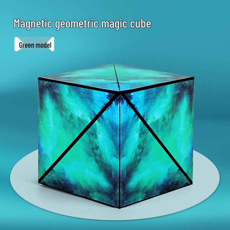 

3D Магнитный Геометрический Куб - Детская Развивающая Игрушка и Антистресс
