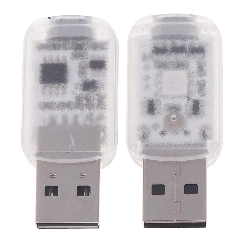 2Pcs Mini Usb Car Ambient Lighting 7 Colors Led Mood Lamp Neon Atmosphere Plug-In Light Laptops Sockets Night Lamp