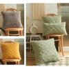 Jacquard Plush Geometric Pillowcase Living Room Sofa Cushion Cover Decorative Pillow Cover