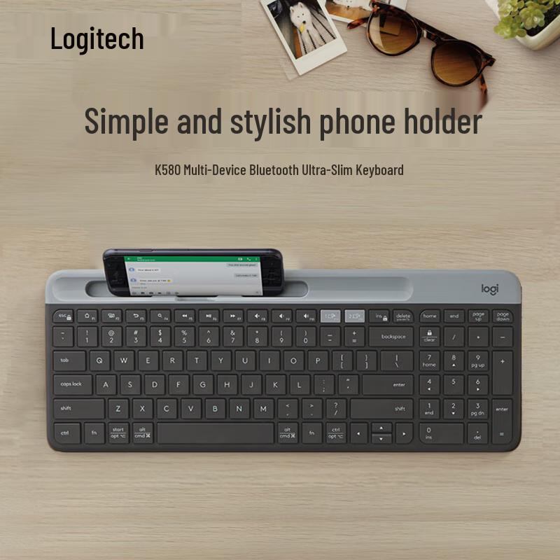 

Logitech K580 Multi-Device Ultra-Thin Bluetooth Keyboard