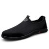 Men's shoes 2025 summer new fashionable soft slip-on shoes Light and comfortable casual shoes soft-soled mesh shoes