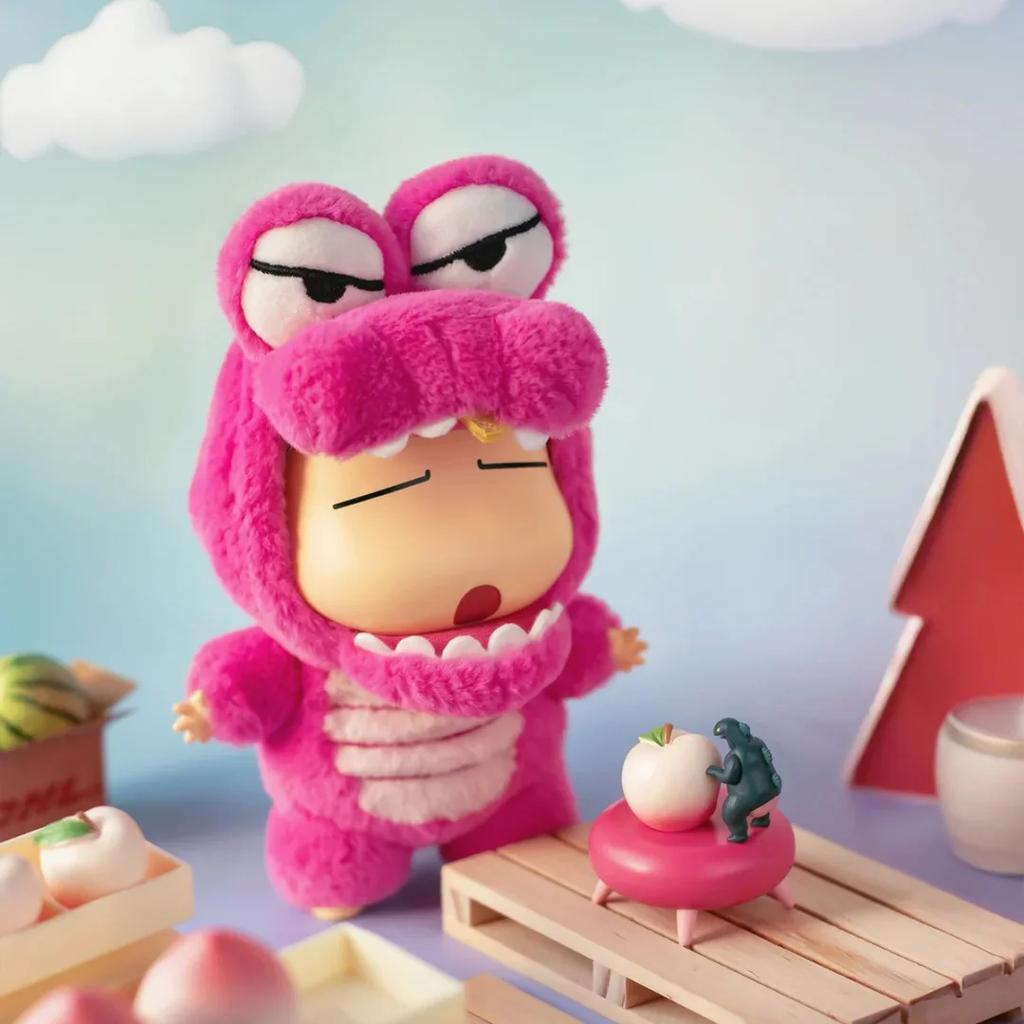 @Crayon Shin-Chan Blind Box Costume Party Series Vinyl Doll Anime Action Figure Mystery Box Kawaii Collection Model Toy Gift_%