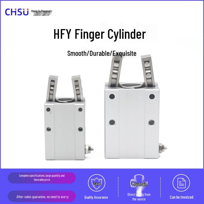 Airtac Pneumatic Finger Cylinder (HFY6, HFY10, HFY16, HFY20, HFY25/32D)