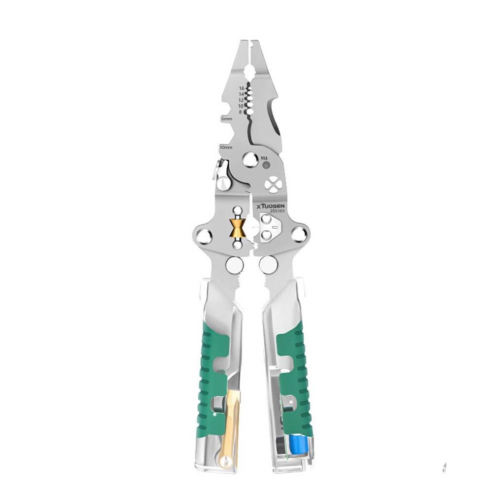 Voltage Testing Electrician Stripping Plier Cable Cutting Wire Stripper  Splitting