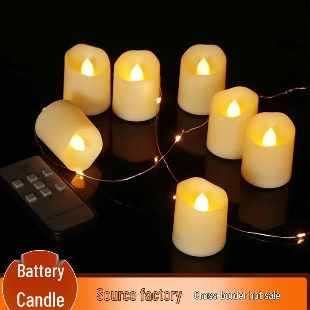 LED Tea Light Candles for Halloween, Christmas, Birthdays, Weddings - Remote Control Night Lights