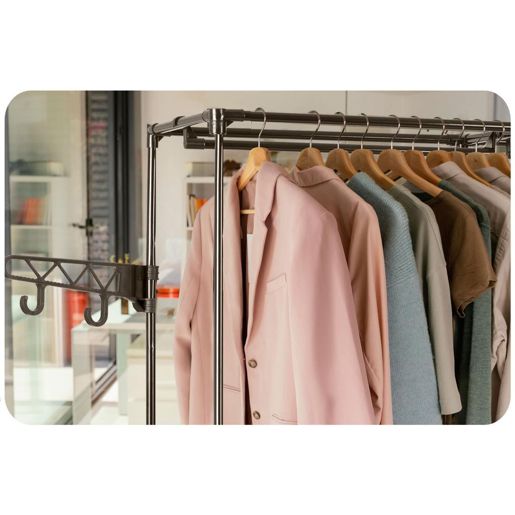 Massido 686600 Standing Coat Rack Black