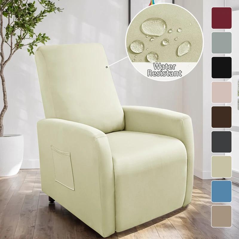 1pc Waterproof Recliner Sofa Cover Non-slip Sofa Covers For Living Room Single Sofa Chair Couch Cover Home Armchair Covers