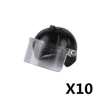 Military Soldier Figure Helmet Building Block Motorcycle Racing hat Cape cap Building Block Weapon Accessories Gift Toy Kid J052