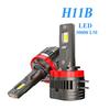2PCS H11B LED Headlight Bulb Turbo 80W 30000LM Low  High  6000K White For Ford Fiesta Kia Hyundai Plug And Play-M53K