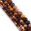Perline sfuse rotonde in pietra di diaspro mookaite naturale 15 "filo 4 6 8 10 12MM scegli la tua taglia per la creazione di gioielli