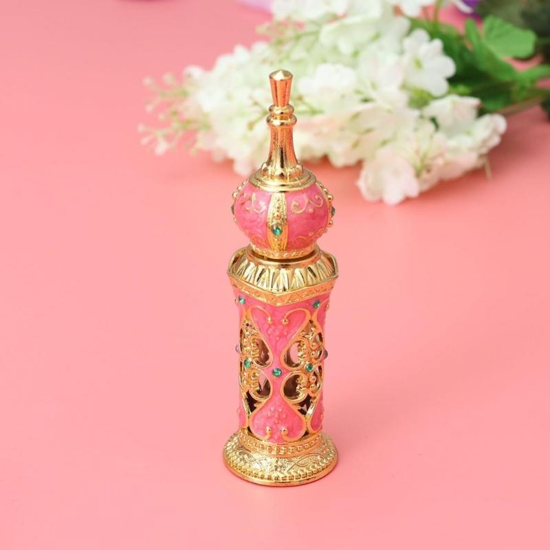 Luxurious Arabic Inspired Mini Perfume Bottle Alloys Perfect For Travel And Daily Use With Secure Seal