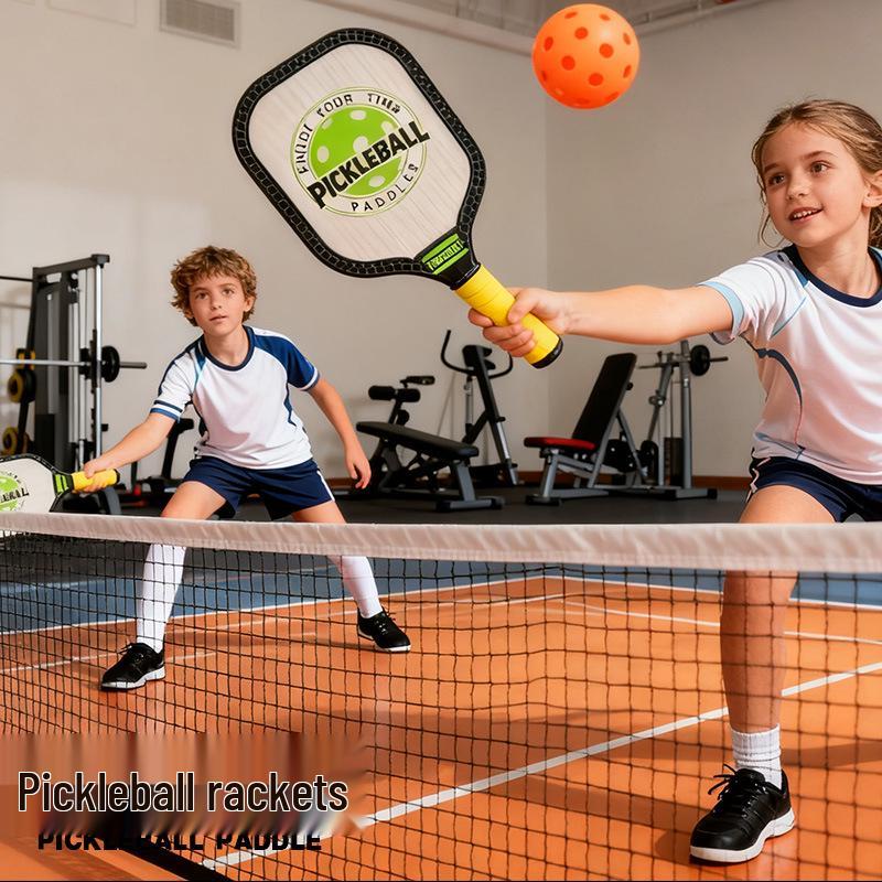 Kids' Pickleball Paddle Set: Beginner Indoor/Outdoor Parent-Child Sports Training