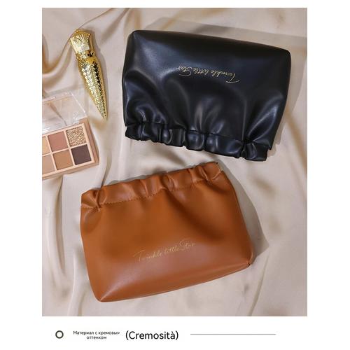 Portable Women's Makeup Bag Lipstick Organizer Coin Purse Compact Travel Cosmetic Pouch Touch-up Essentials