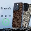 Leopard Cheetah Print Phone Case Magnetic Case For IPhone 17 16 14 13 12 15 Pro Max Plus For Magsafe Wireless Charge Cover