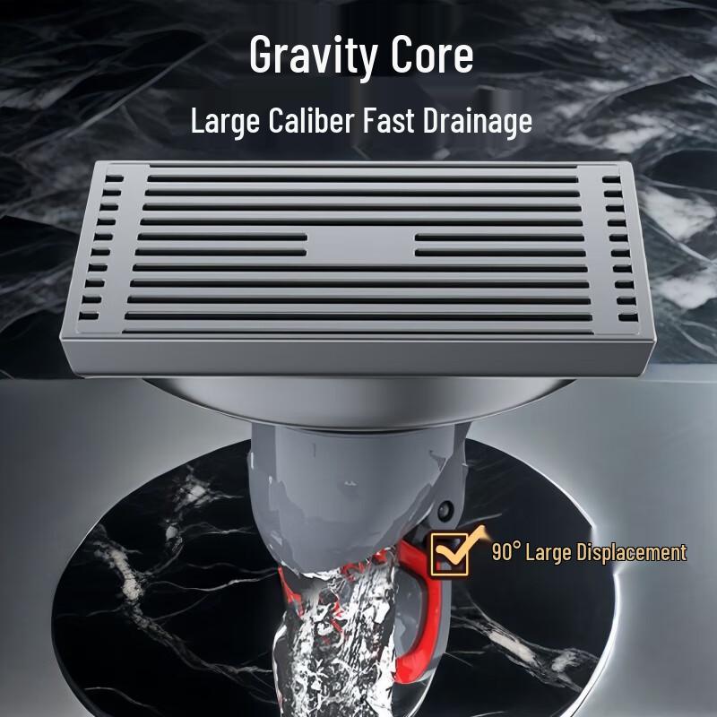 MDNG Stainless Steel Anti-Clog Bathroom Floor Drain