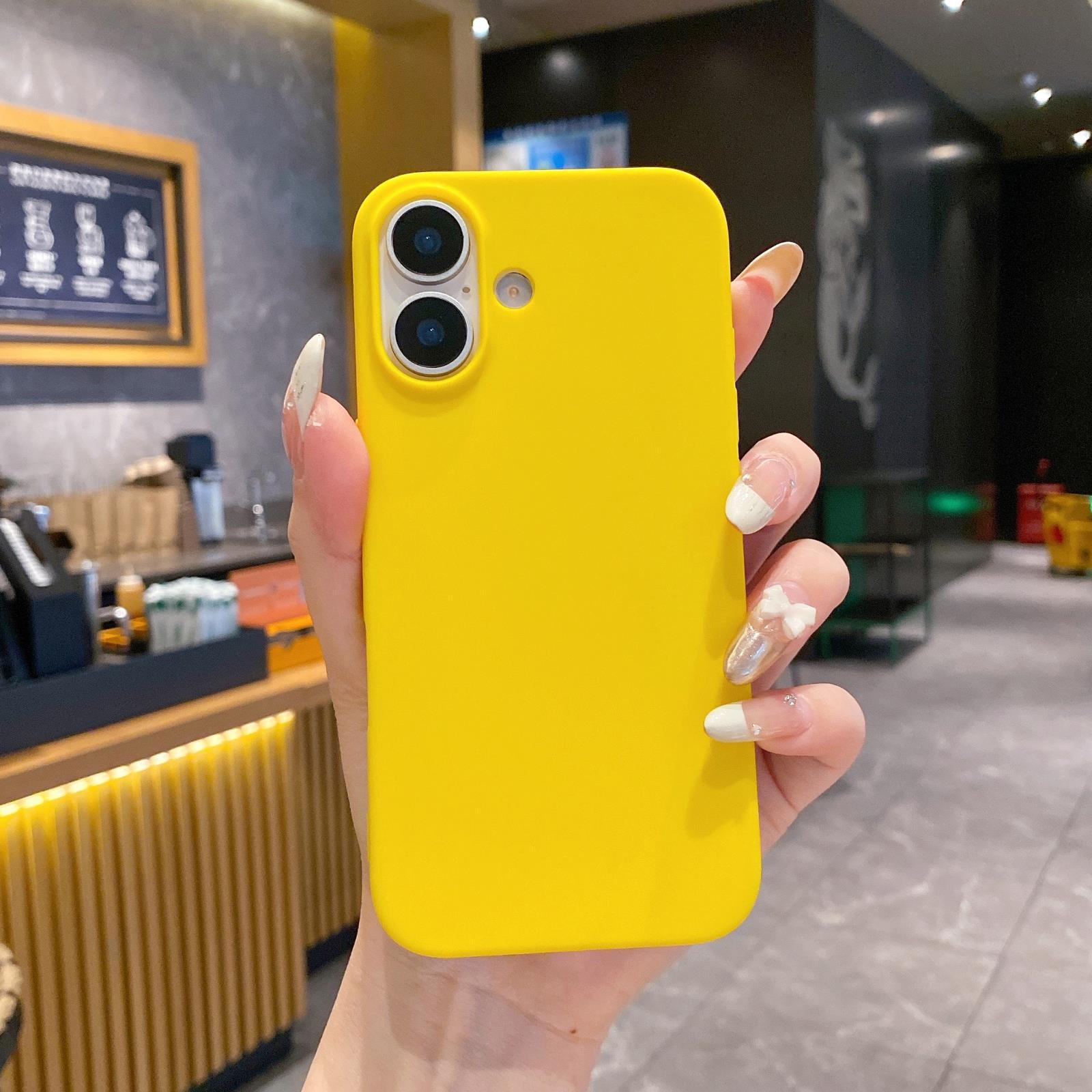 For iPhone 17 TPU Phone Case Matte Anti-Fingerprint Protective Cover