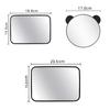 Car Seat Headrest Mirror Car Rearview Mirror Universal Interior Mirror New Baby Mirrors  For Safety