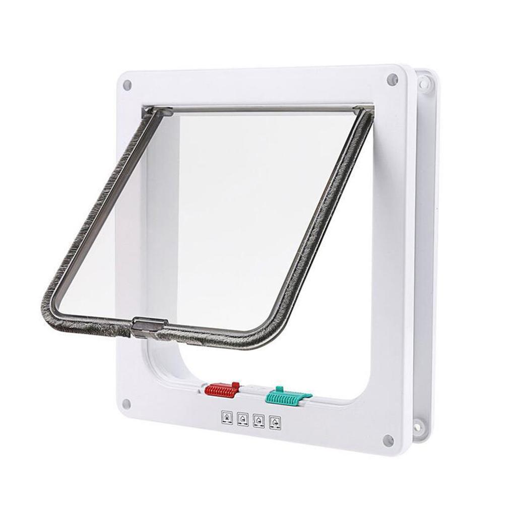 Flap Cats Door Pet Door Controllable Access Way Small Dogs Flap Door Dog Kitten House Security Door for Wall Pet Door