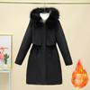 Fleece and Thicker Pie Overcome Women's New Cotton Clothes Women's Medium and Long Winter Women's Jackets