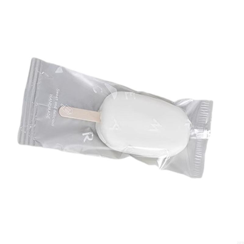 Pack Of 100 Ice Cream Wrapping Bag Clear Ice Lollipops Packaging Bag Convenient Popsicles Wrapper For Gatherings