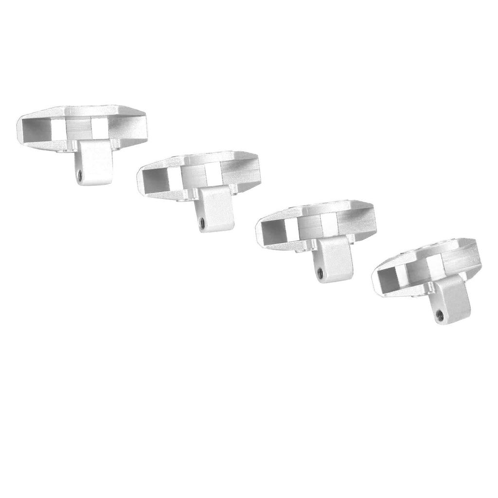 4PCS RC Replica Brake Calipers Aluminum Alloy Brake Calipers for TRAXXAS UDR 17 RC CarSilver