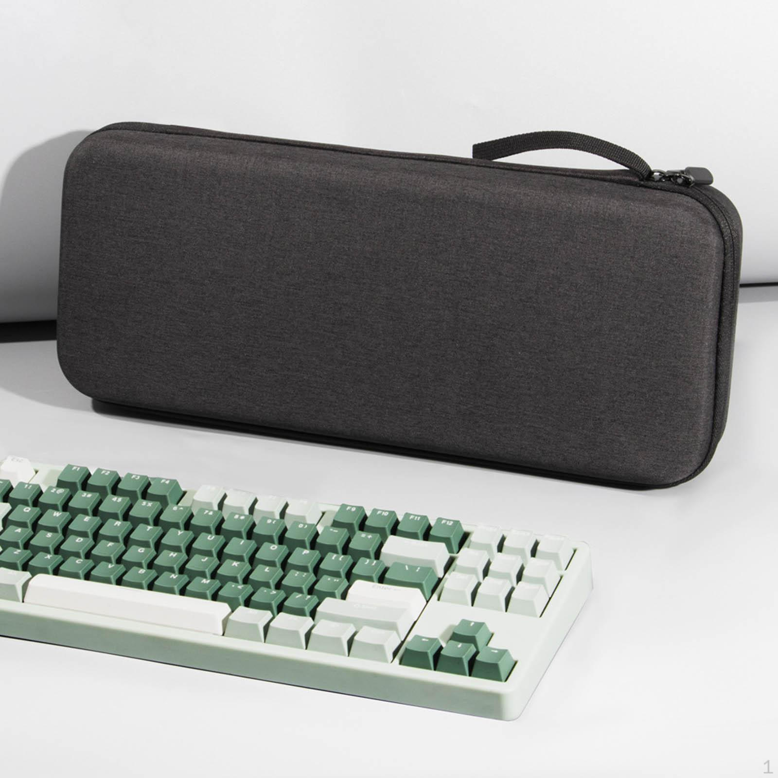 

Чехол для клавиатуры, Дорожный чехол, Пыленепроницаемый, Портативный Прочный с ручкой, Органайзер для 98-клавишной механической