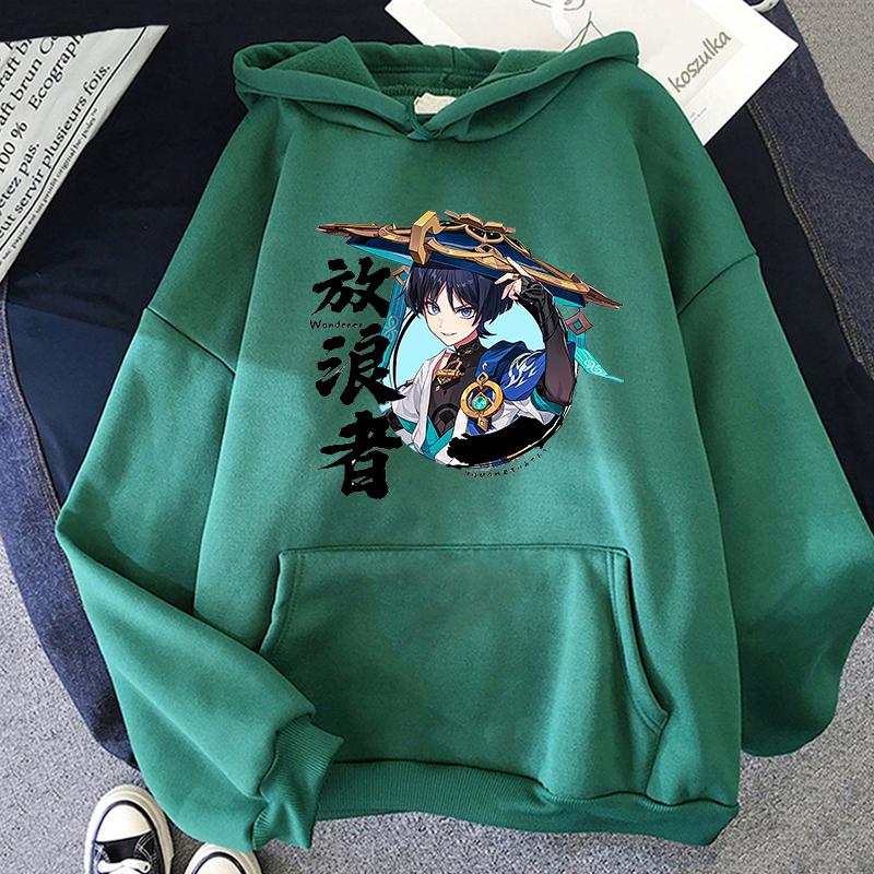 

Genshin Impact Scaramouche Hoodies Sweatshirts Hoodie Harajuku Printing Pullover Casual Fashion Streetwear Clothes Long Sleeve