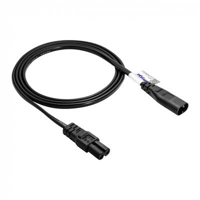 Akyga Kabel Zasilający Przedłużacz Ósemka Akyga Ak-Rd-08A Cca 2X0.5Mm² Iec C7 / Iec C8 1.5M