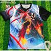Anime Football Jersey Short Sleeve Cartoon Sports Shirt Fans Adults
