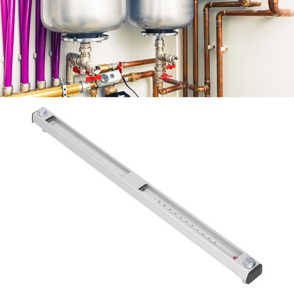 Water Tank Liquid Level Meter Self Sealing Valve Transparent Accurate Self Sealing Oil Level Gauge