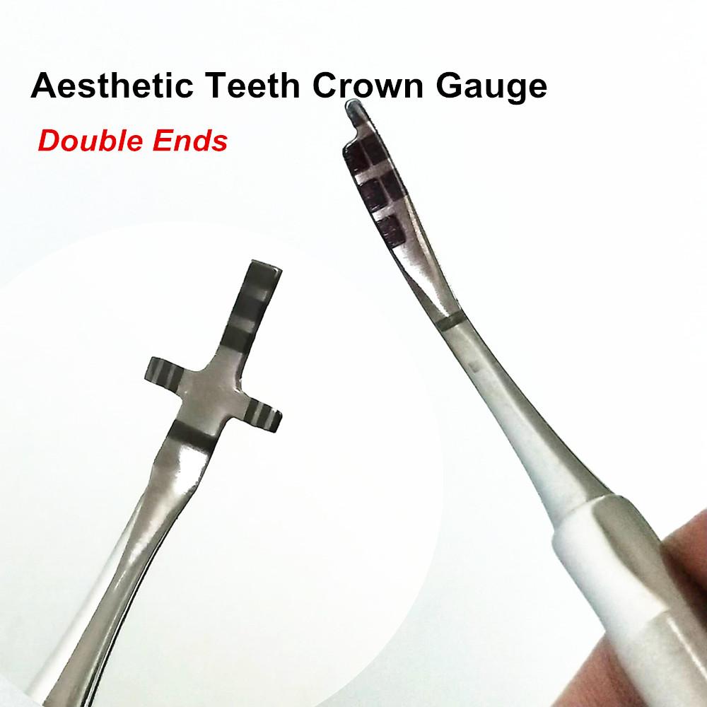 Dental Kieferorthopädische Ästhetische Zähne Krone Proportional Gauge Zahnarzt Implantat Mess Lineal Messschieber Edelstahl