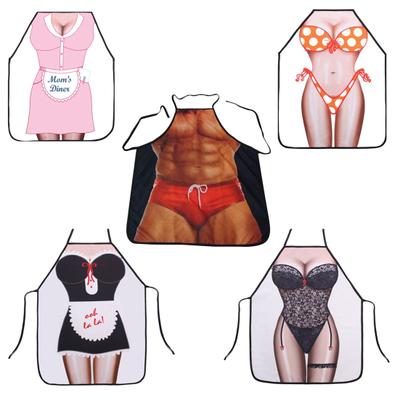 Buy Funny Sexy Cooking Digital Printed Apron Kitchen Dinner BBQ Barbecue  Uniform at affordable prices  free shipping, real reviews with photos   Joom