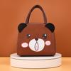 Mittagessen Tasche Cartoon Tier Stereo 3D Lagerung Taschen Für Kinder Outdoor Picknick Lunch Box Hangbag Isolierung Wasserdichte Kinder Tote