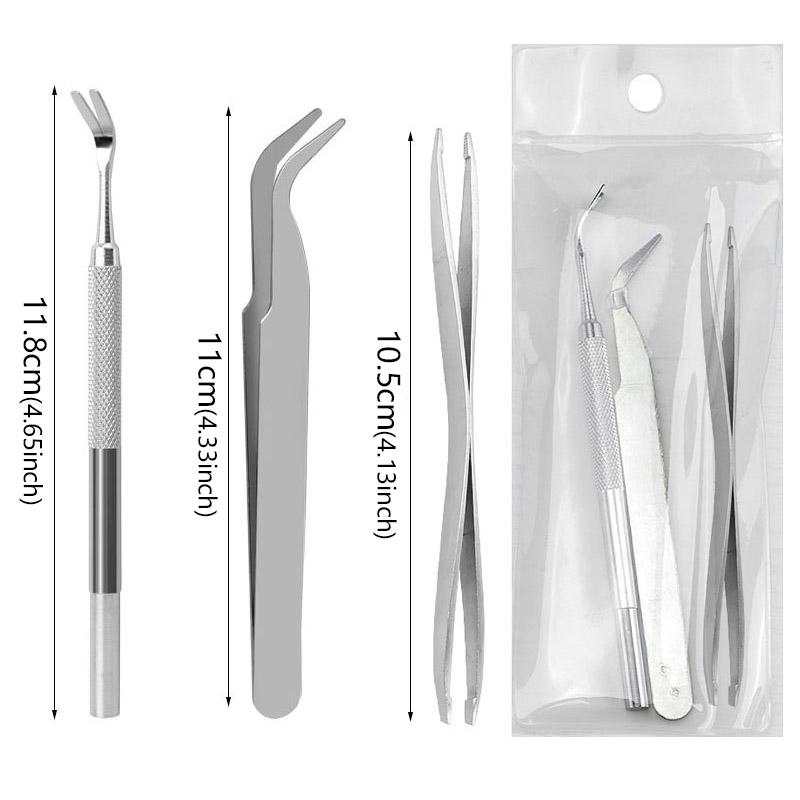 1Set Tick Removal Tool Professional Tick Removal Tweezers Used for Removing Tool Professional Tick Tweezers Dog Dog Accessories