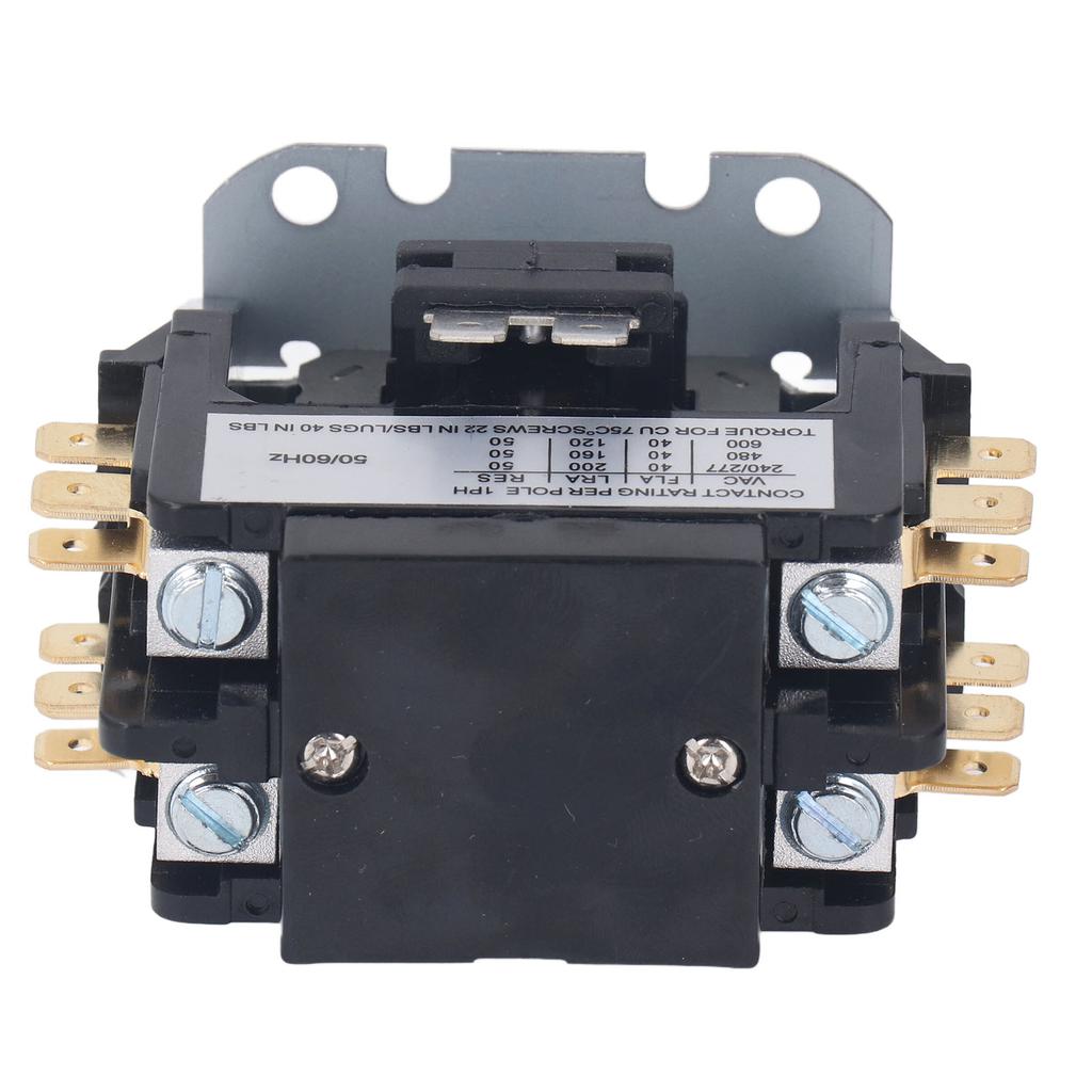 Air Conditioner Contactor 40 Amp 2 Pole Silver Alloy Contact Copper Coil Contactor for HVAC Condenser Compressor Motor