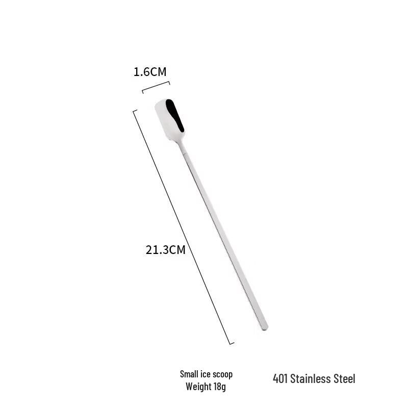 ZISIZ Stainless Steel Long Bar Spoon